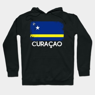 Curacao Flag Vintage Hoodie